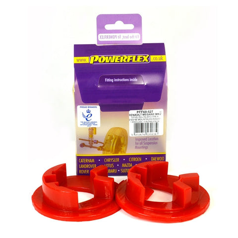 POWERFLEX - MEGANE II INC RS 225, R26 AND CUP (2002-2008) REAR LOWER ENGINE MOUNT INSERT - Car Enhancements UK