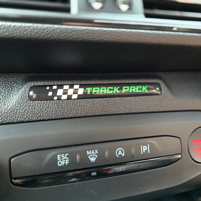 Mk4 Focus "Track Pack" Airbag Light Gel Overlay