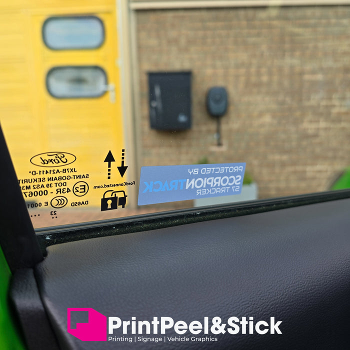 ScorpionTrack Window Stickers