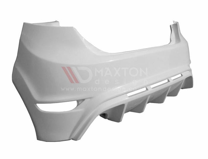 Maxton Design - REAR BUMPER FORD FIESTA MK 7 FACELIFT (FOCUS RS LOOK)