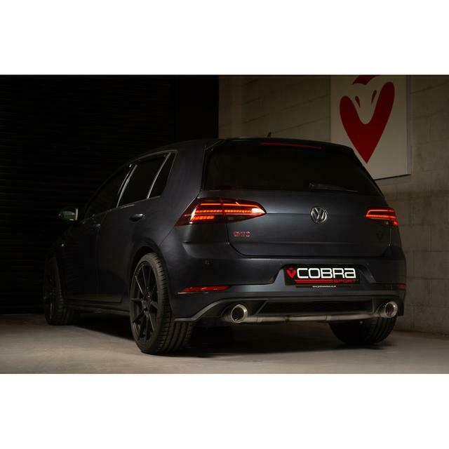 Cobra Exhausts - VW Golf GTI (Mk7.5) 2.0 TSI (5G) (17-20) Venom Box Delete Race Cat Back Performance Exhaust | Car Enhancements UK