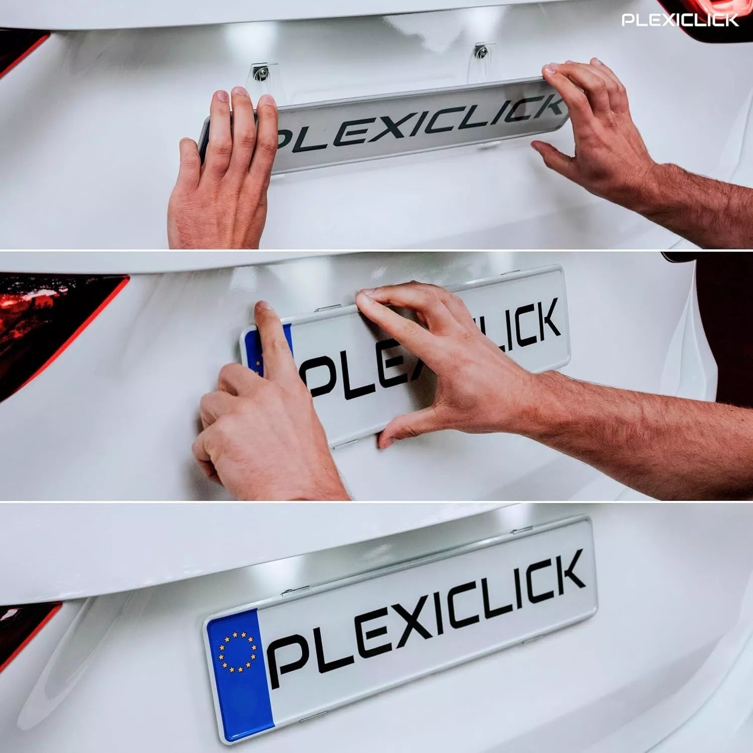PlexiClick® - Invisible Number Plate Holder Clip – VUDU Performance