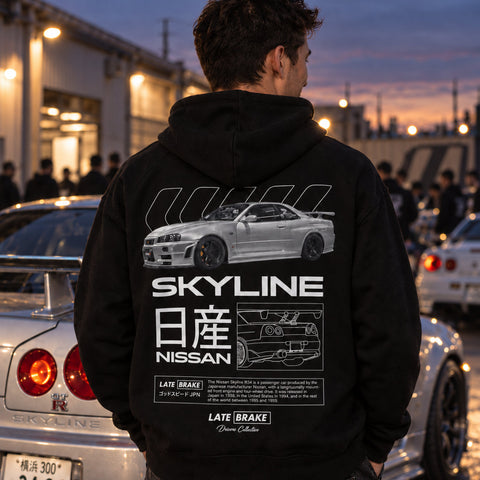 Skyline R34 Drivers Collective Hoodie