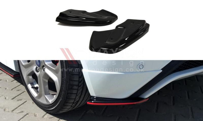 Maxton Design - Rear Side Splitters Ford Fiesta ST / ST-Line / Zetec S Mk7 FL