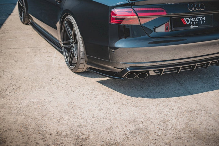 Maxton Design - REAR SIDE SPLITTERS V.2 AUDI S8 D4 FACELIFT (2015-2017)