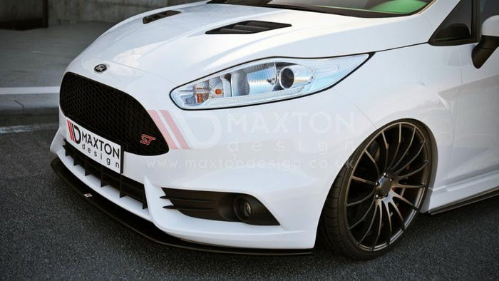 Maxton Design - FRONT SPLITTER V.2 FIESTA MK7 ST FACELIFT 2013-UP