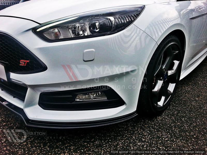 Maxton Design - FRONT SPLITTER V.1 FOCUS ST MK3 FACELIFT MODEL