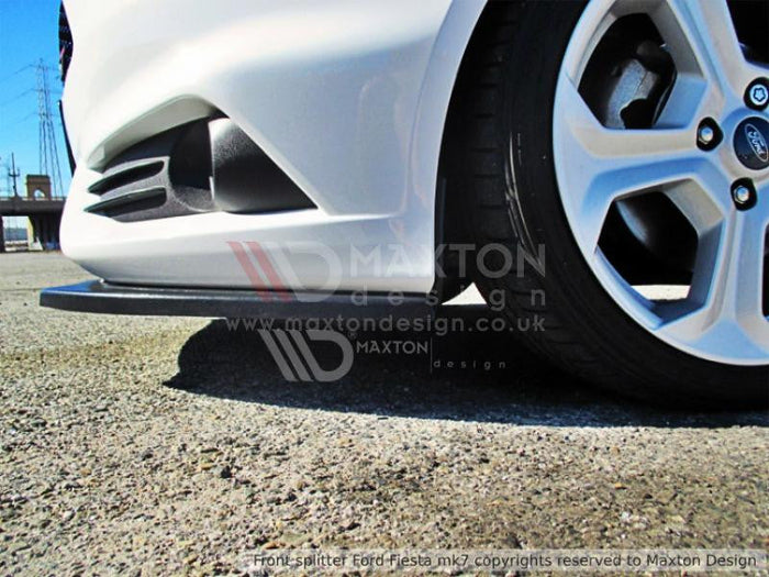 Maxton Design - FRONT SPLITTER V.1 FIESTA MK7 ST FACELIFT 2013-2017