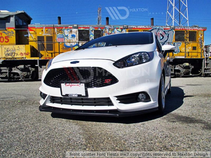 Maxton Design - FRONT SPLITTER V.1 FIESTA MK7 ST FACELIFT 2013-2017