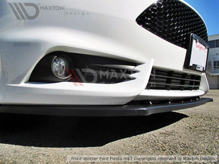 Maxton Design - FRONT SPLITTER V.1 FIESTA MK7 ST FACELIFT 2013-2017
