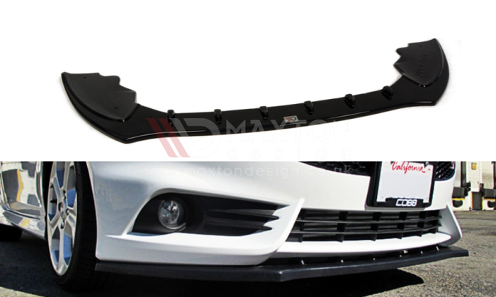 Maxton Design - FRONT SPLITTER V.1 FIESTA MK7 ST FACELIFT 2013-2017