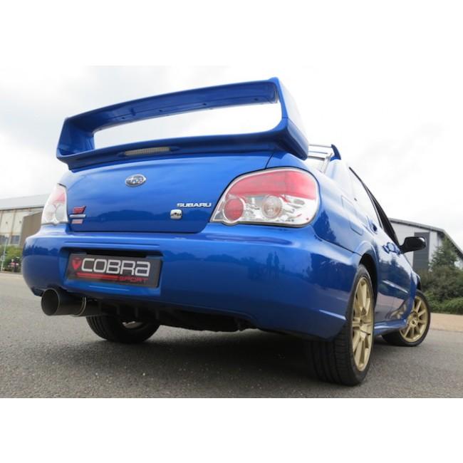 Subaru Impreza WRX/STI Turbo (01-07) 3" Race Turbo Back Performance Exhaust – Cobra Sport