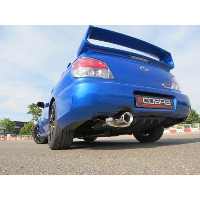 Subaru Impreza WRX/STI Turbo (01-07) 3" Track Cat Back Performance Exhaust – Cobra Sport