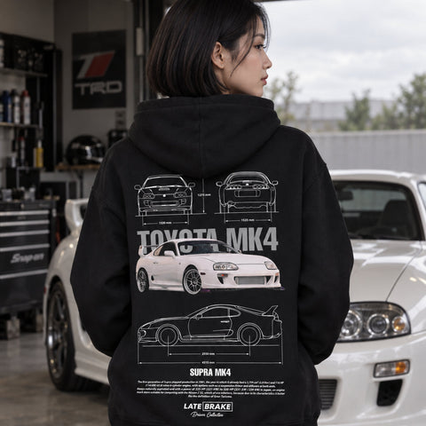 Supra MK4 (WHT) Drivers Collective Hoodie