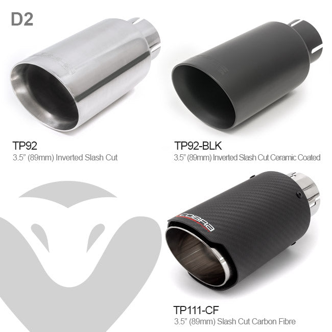 Cobra Exhausts - Audi S3 (8V) 5 Door Sportback (Valved) (13-18) Turbo Back Performance Exhaust | Car Enhancements UK