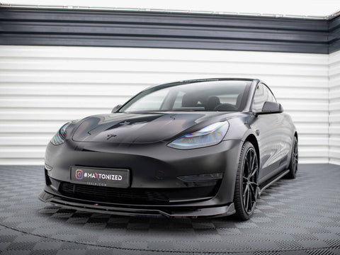 Maxton Design - FRONT SPLITTER V.3 TESLA MODEL 3 (2017-2023)