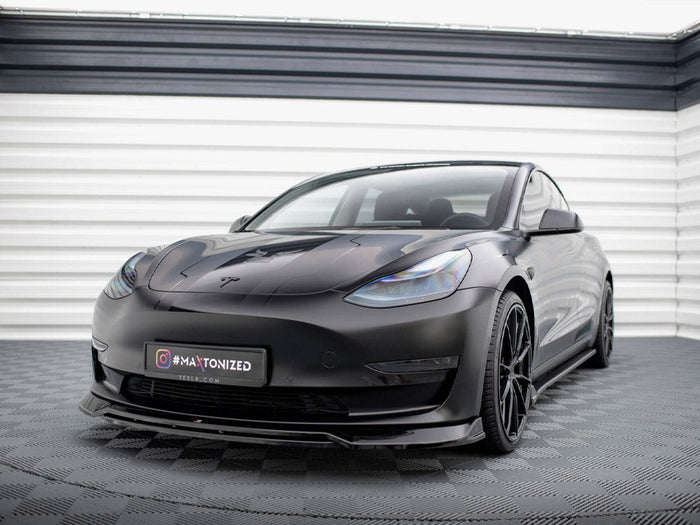Maxton Design - FRONT SPLITTER V.3 TESLA MODEL 3 (2017-2023)