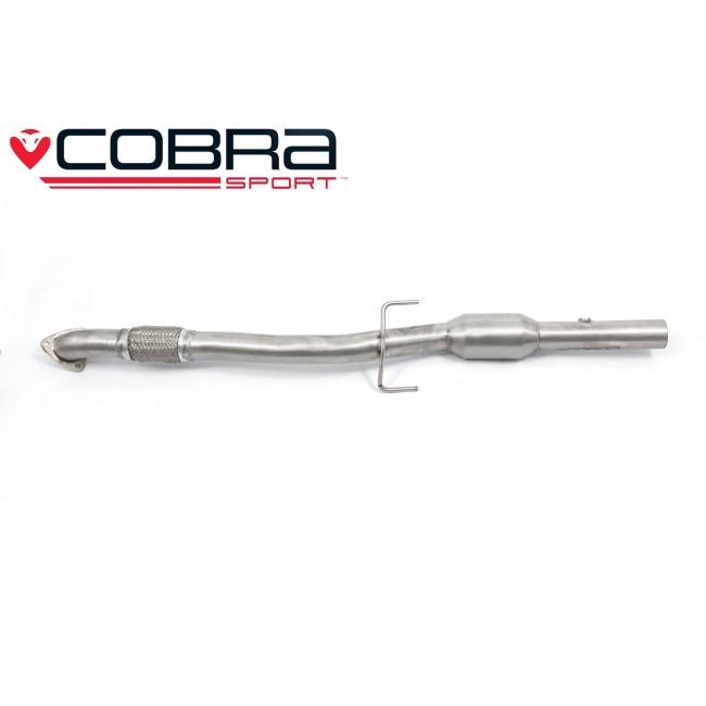 Cobra Exhausts - Vauxhall Corsa D 1.6 SRI (07-09) Secondary Sports Cat / De-Cat Front Pipe Performance Exhaust | Car Enhancements UK