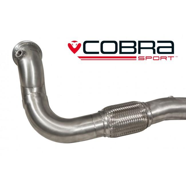 Cobra Exhausts - Vauxhall Corsa E VXR (15-18) Front Pipe Sports Cat / De-Cat Performance Exhaust | Car Enhancements UK