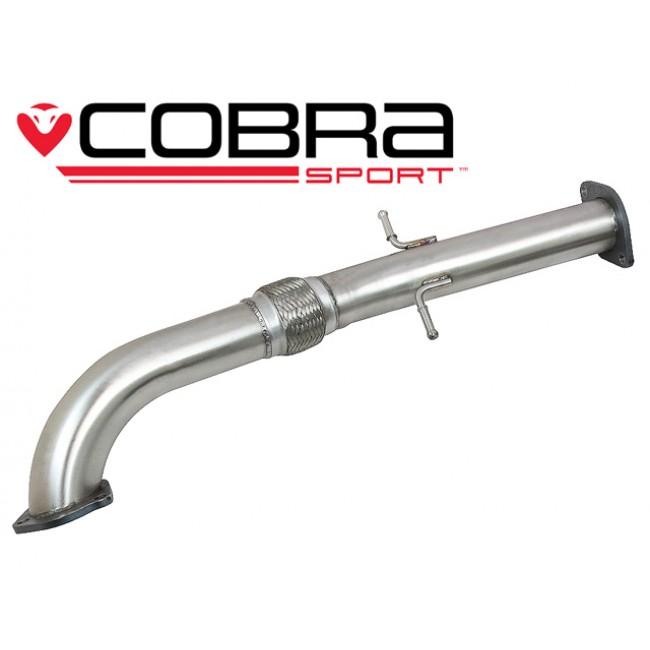 Cobra Exhausts - Vauxhall Astra J VXR (12-19) Front Pipe & Secondary De-Cat Performance Exhaust | Car Enhancements UK