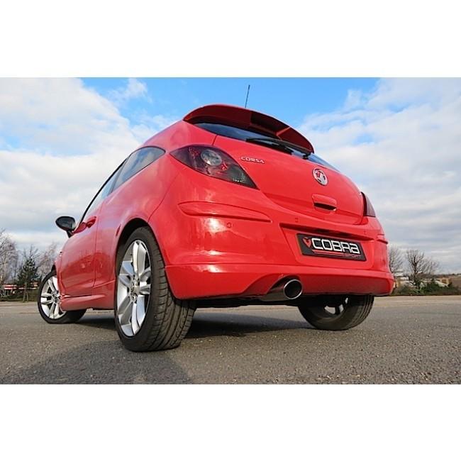 Cobra Exhausts - Vauxhall Corsa D 1.3 CDTi Ltd Edition (06-14) Venom Box Delete Rear Performance Exhaust | Car Enhancements UK