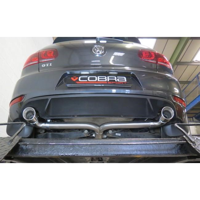 Cobra Exhausts - VW Golf GTI (MK6) 2.0 TSI (5K) (09-12) Venom Box Delete Race Turbo Back Performance Exhaust | Car Enhancements UK