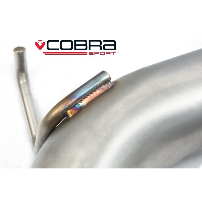 Cobra Exhausts - VW Golf GTI (Mk7) 2.0 TSI (5G) (12-17) Resonator Delete Performance Exhaust | Car Enhancements UK