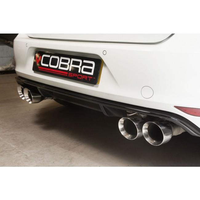 Cobra Exhausts - VW Golf R (Mk7) 2.0 TSI (5G) (12-18) Cat Back Performance Exhaust | Car Enhancements UK