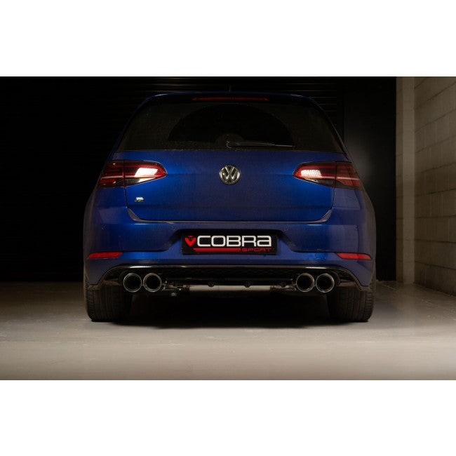 Cobra Exhausts - VW Golf R (Mk7.5) 2.0 TSI (5G) (18-20) Cat Back Performance Exhaust | Car Enhancements UK