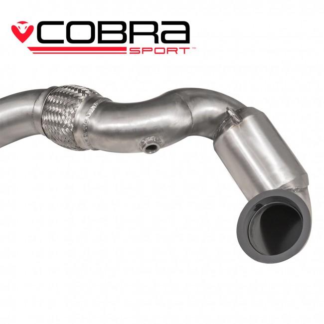 Cobra Exhausts - VW Golf R (Mk7.5) 2.0 TSI (5G) (18-20) Front Downpipe Performance Exhaust | Car Enhancements UK
