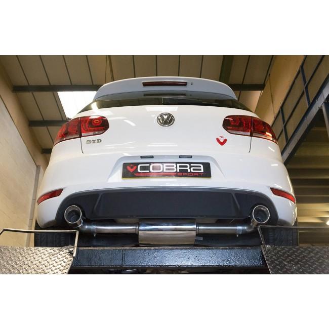 Cobra Exhausts - VW Golf GTD (Mk6) 2.0 TDI (5K) (09-13) GTI Style Cat Back Performance Exhaust | Car Enhancements UK