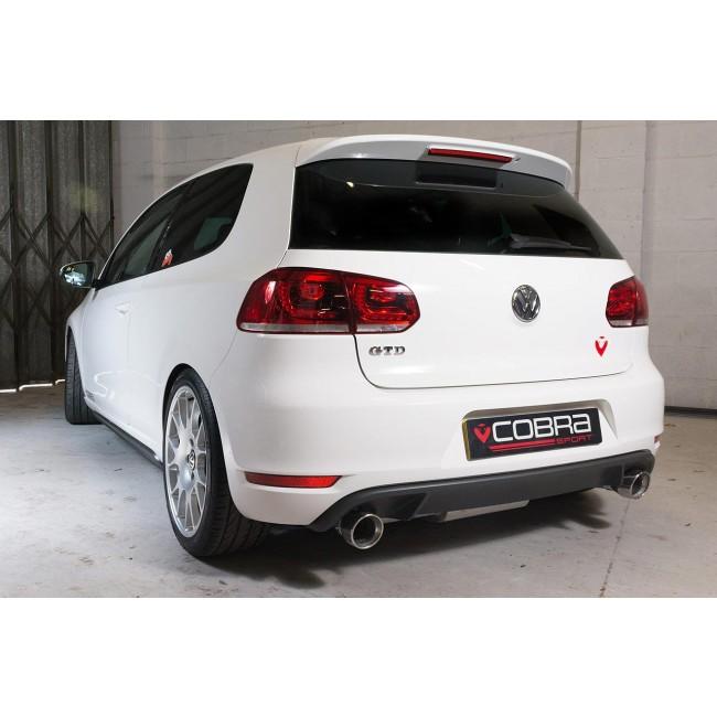 Cobra Exhausts - VW Golf GTD (Mk6) 2.0 TDI (5K) (09-13) GTI Style Cat Back Performance Exhaust | Car Enhancements UK