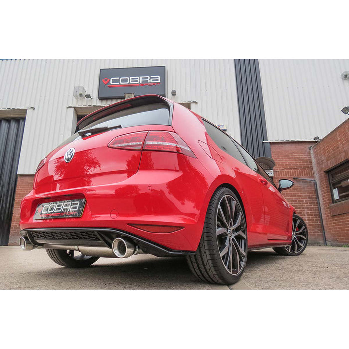 Cobra Exhausts - VW Golf GTI (MK7) 2.0 TSI (5G) (12-17) Cat Back Performance Exhaust | Car Enhancements UK