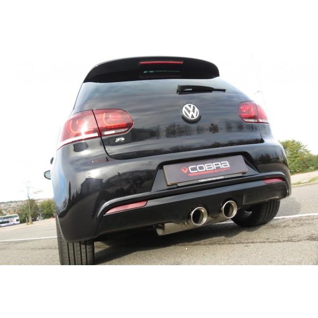 Cobra Exhausts - VW Golf R (Mk6) 2.0 TSI (5K) (09-12) Cat Back Performance Exhaust | Car Enhancements UK