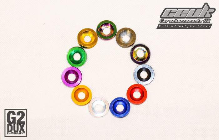 Ford Fiesta MK7 / MK7.5 - Engine Bay Dress-Up Kit – Anodised Washers | CEUK