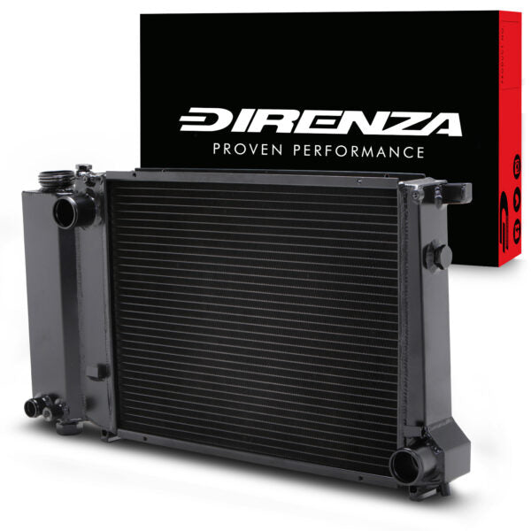 Direnza - BMW 3 Series E36 1.6 1.8 2.3 2.5 90-01 - Aluminium Performance Black Radiator - Car Enhancements UK