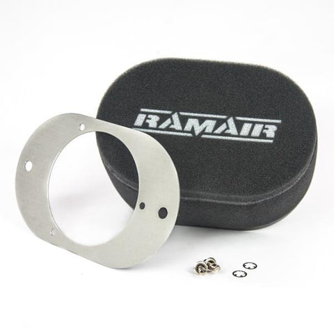 RS2-253-402 - Carb Air Filter With Baseplate Weber 23/32 TLD 40mm Internal Height - RAMAIR