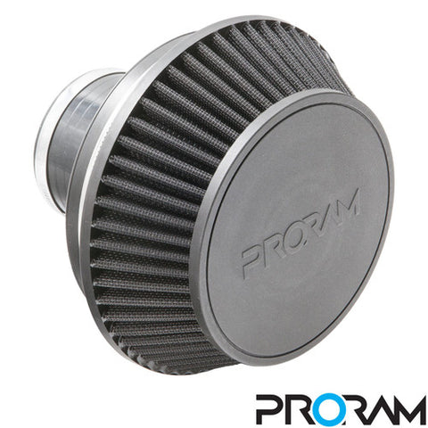 PRORAM 70mm OD Neck Small Cone Air Filter with Velocity Stack