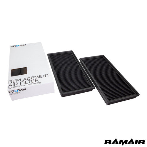 Pair of Proram Replacement Panel Air Filters for Mercedes 55 AMG