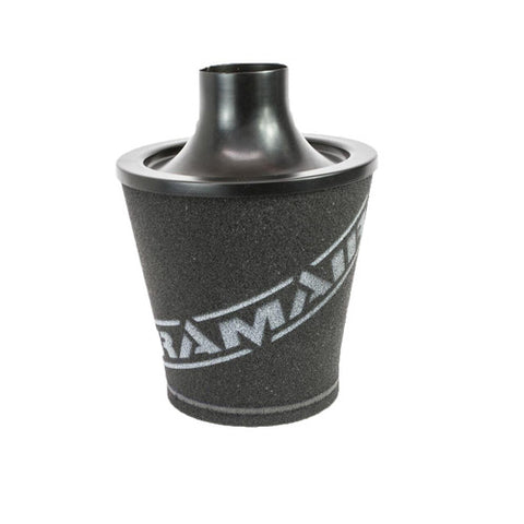 Ramair Medium Foam Filter Aluminium Base 60mm OD Black