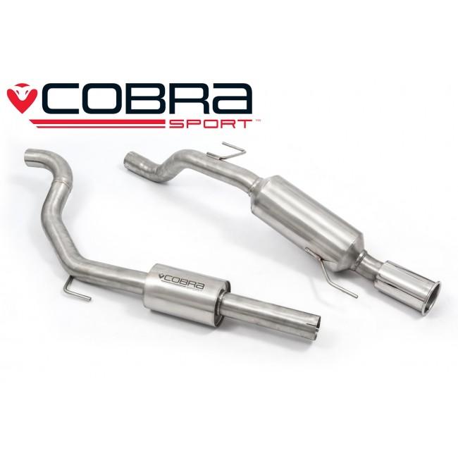 Vauxhall Corsa D 1.6 SRI (10-14) Cat Back Performance Exhaust - Cobra Sport
