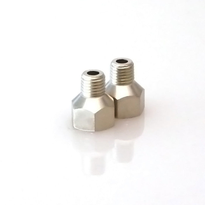 1/16 NPT Female To M6 X 0.75 Male Adapter – Brass Pipe Fitting By Dynapex