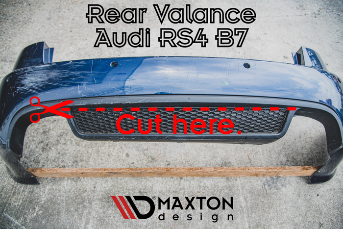 Audi RS4 B7 (2006-2008) Rear Valance - Maxton Design
