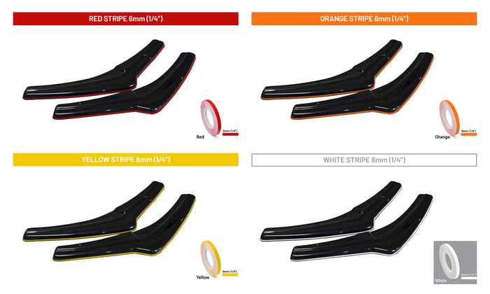 Seat EXEO (2008-2013) Rear Side Splitters - Maxton Design