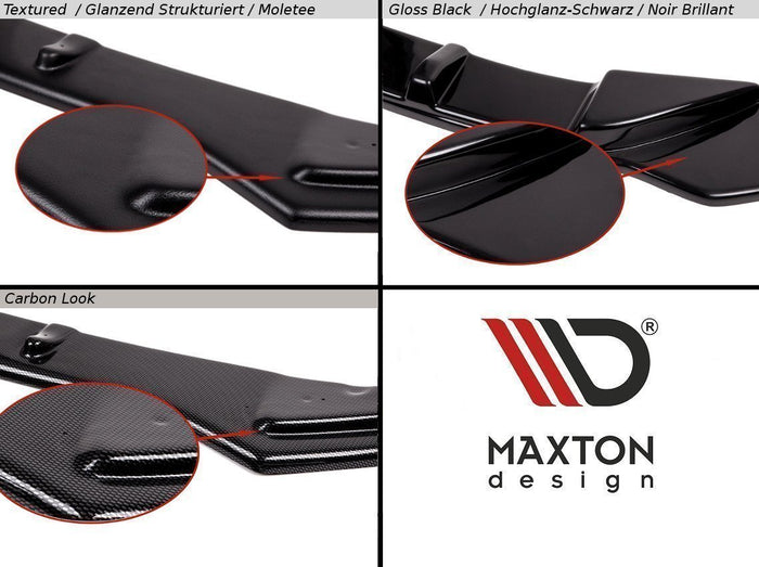 Seat EXEO (2008-2013) Front Splitter V.2 - Maxton Design