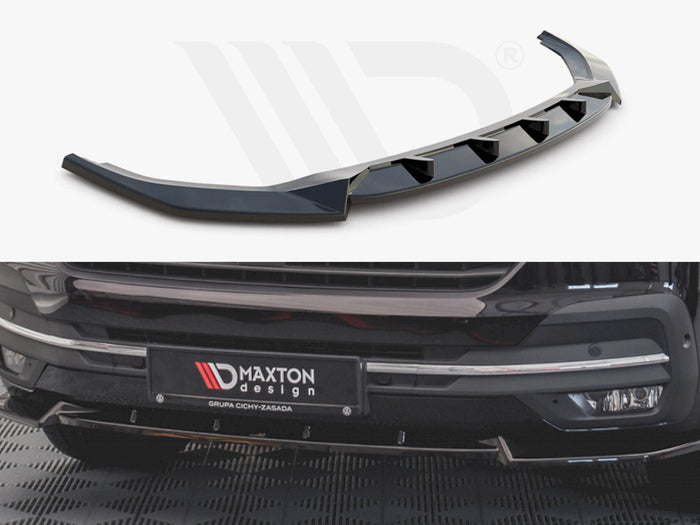 VW T6 Facelift (2019-) Front Splitter V1 - Maxton Design