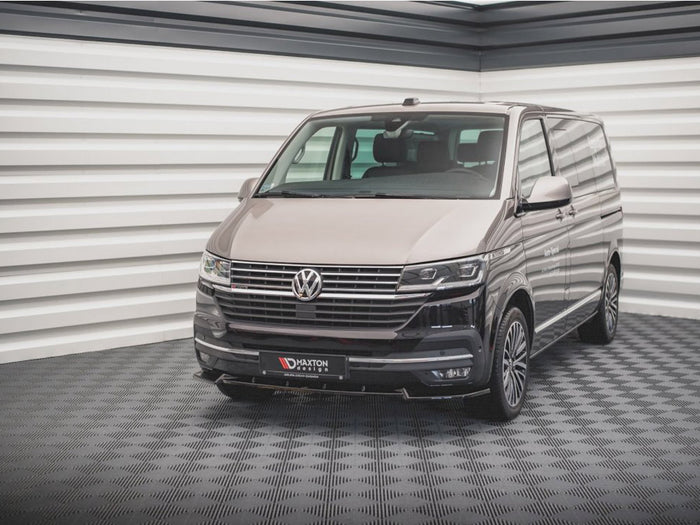 VW T6 Facelift (2019-) Front Splitter V1 - Maxton Design