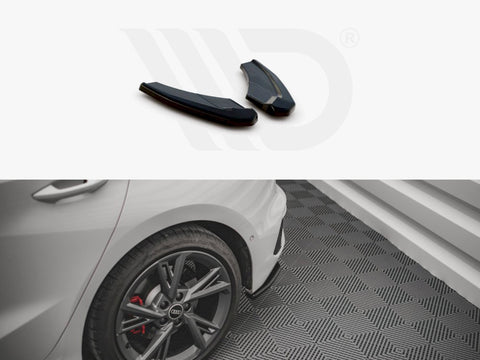 Audi S3 8Y (2020-) Rear Side Splitters V.1 - Maxton Design