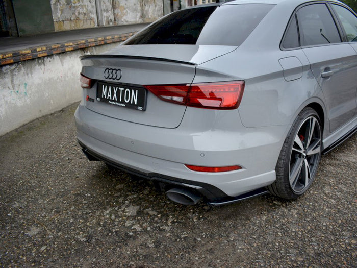 Audi RS3 8V Facelift Sedan (2017-20) Rear Side Splitters - Maxton Design