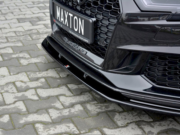 Audi RS3 8V Facelift Sportback (2017 - 20) Front Splitter V.1 - Maxton Design